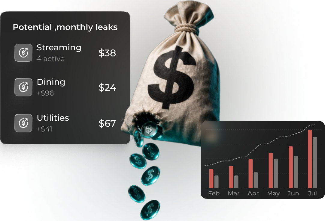 Money leakage analysis